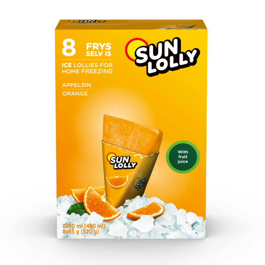 Sun Lolly Orange (8 pieces- 60ml)