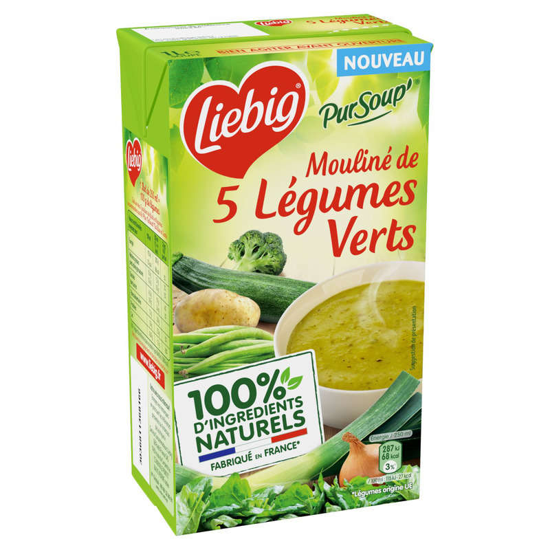 Liebig Mouliné 5 Légumes Verts 1L