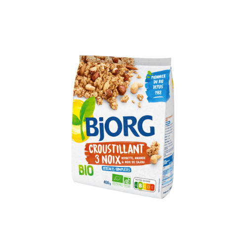 Bjorg Céreales Complete Croustillant 3 Noix 450g