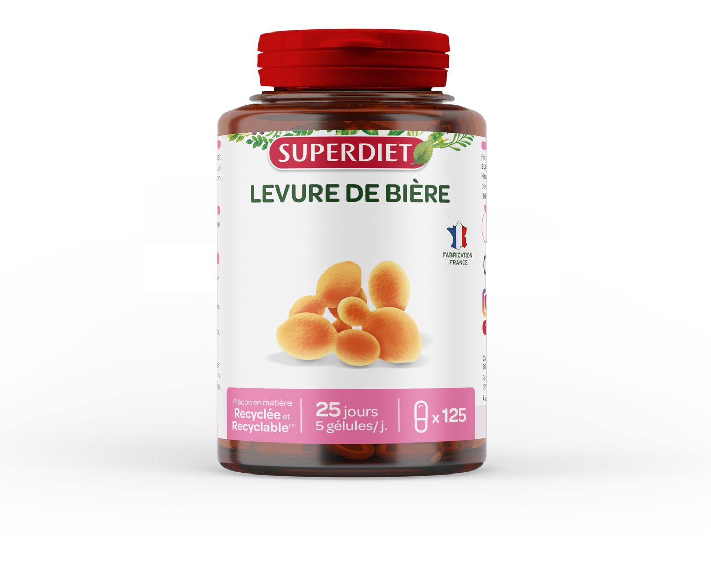 Superdiet Levure De Biere 1920Mg/Jour 125 Gelules