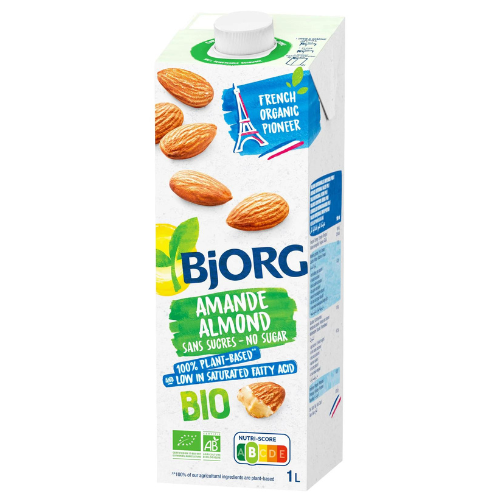 Bjorg Boisson Amande Sans Sucre Ajoute 1L