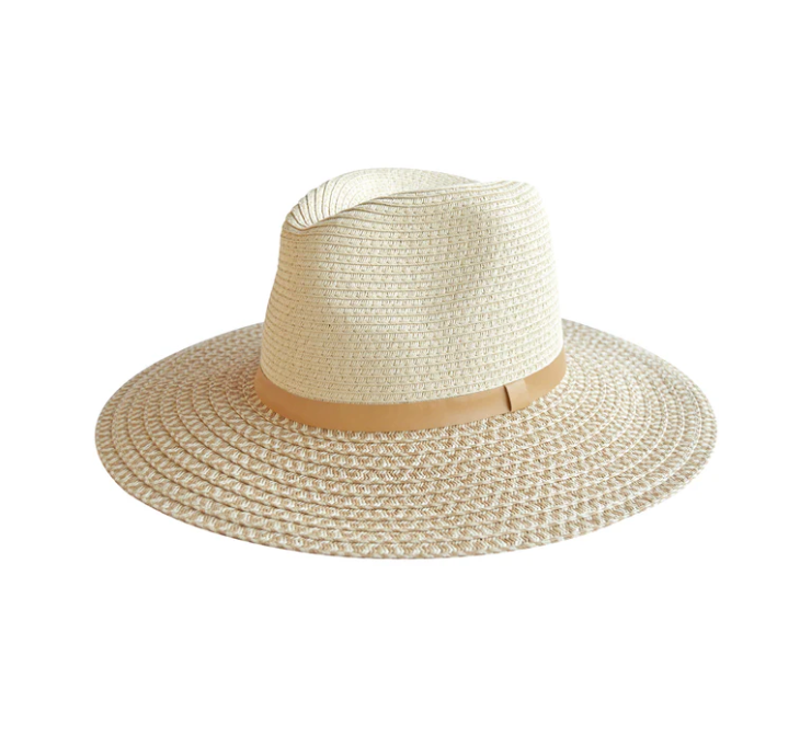 360FIVE UV Hat Gemma Fedora Ivory / Stone