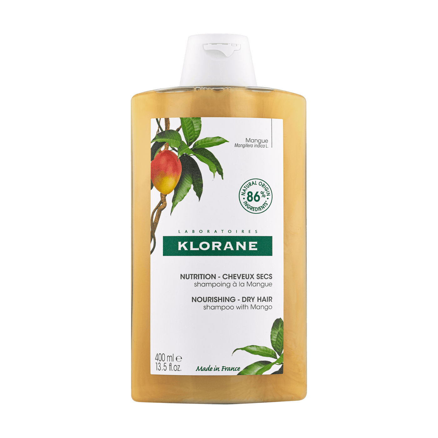 Klorane Shampooing Cheveux Secs Beurre De Mangue - 400Ml