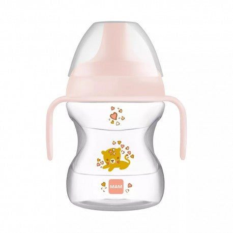 Mam Tasse d'apprentissage 190 ml - Décorée bec souple avec anse  (Mois 6+)