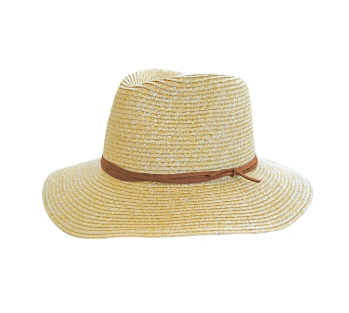 360FIVE UV Hat Summer Fedora Caramel / White