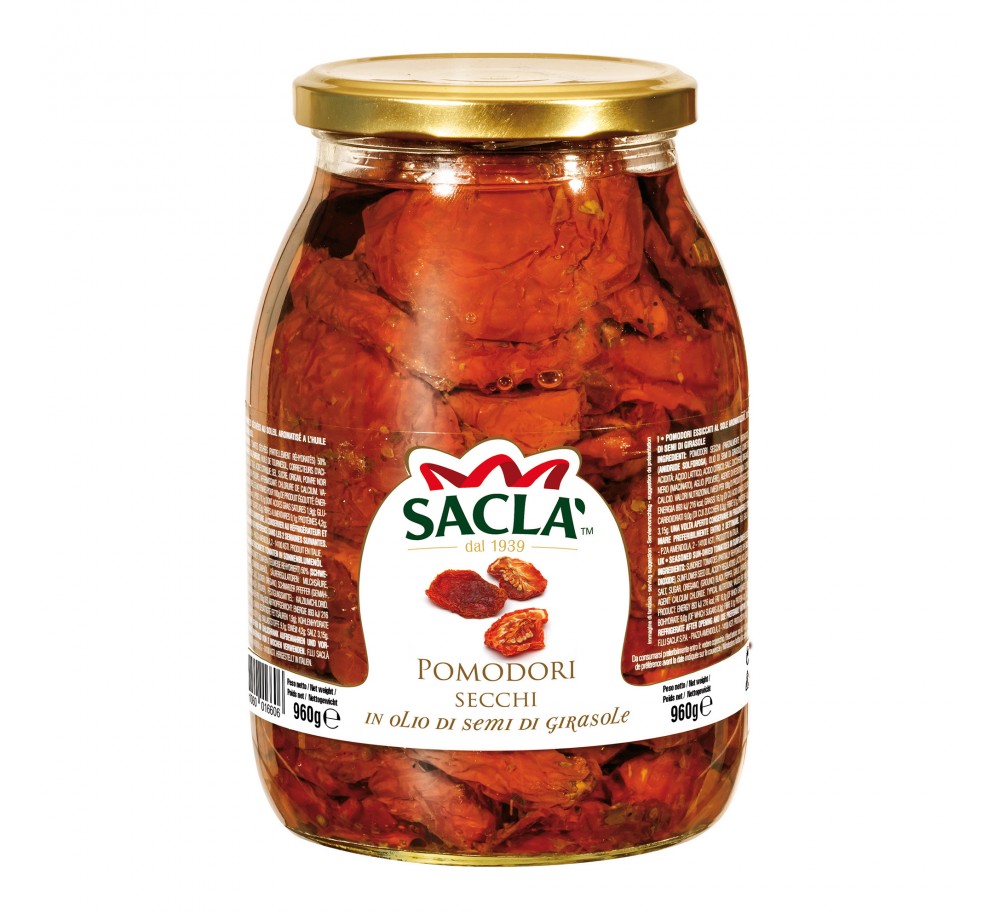 Sacla Sundried Tomato in Sunflower Oil 960g