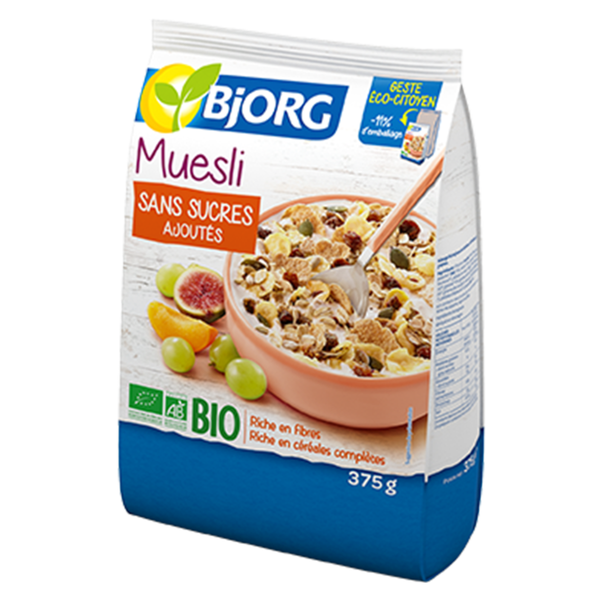 Bjorg Muesli Sans Sucre Ajoute 375g – Scott Home Delivery